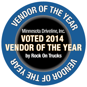 Circular Emblem - Voted 2014 Vendor of the Year by Rock On Trucks
